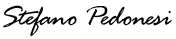 Stefano Pedonesi firma